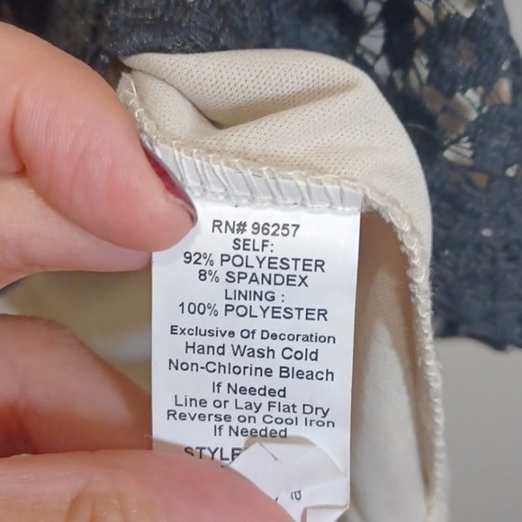 PerSeption Concepts  Black Blouse - Picture 5 of 6